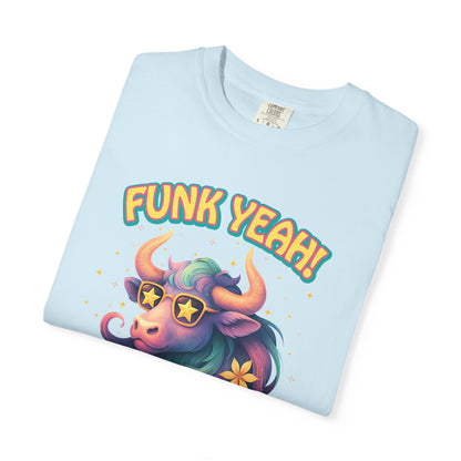 Funk Yeah I’m a Taurus T-Shirt | Cool Retro Taurus Graphic Tee | Comfort Colors 1717 | Astrology Shirt for Earth Signs