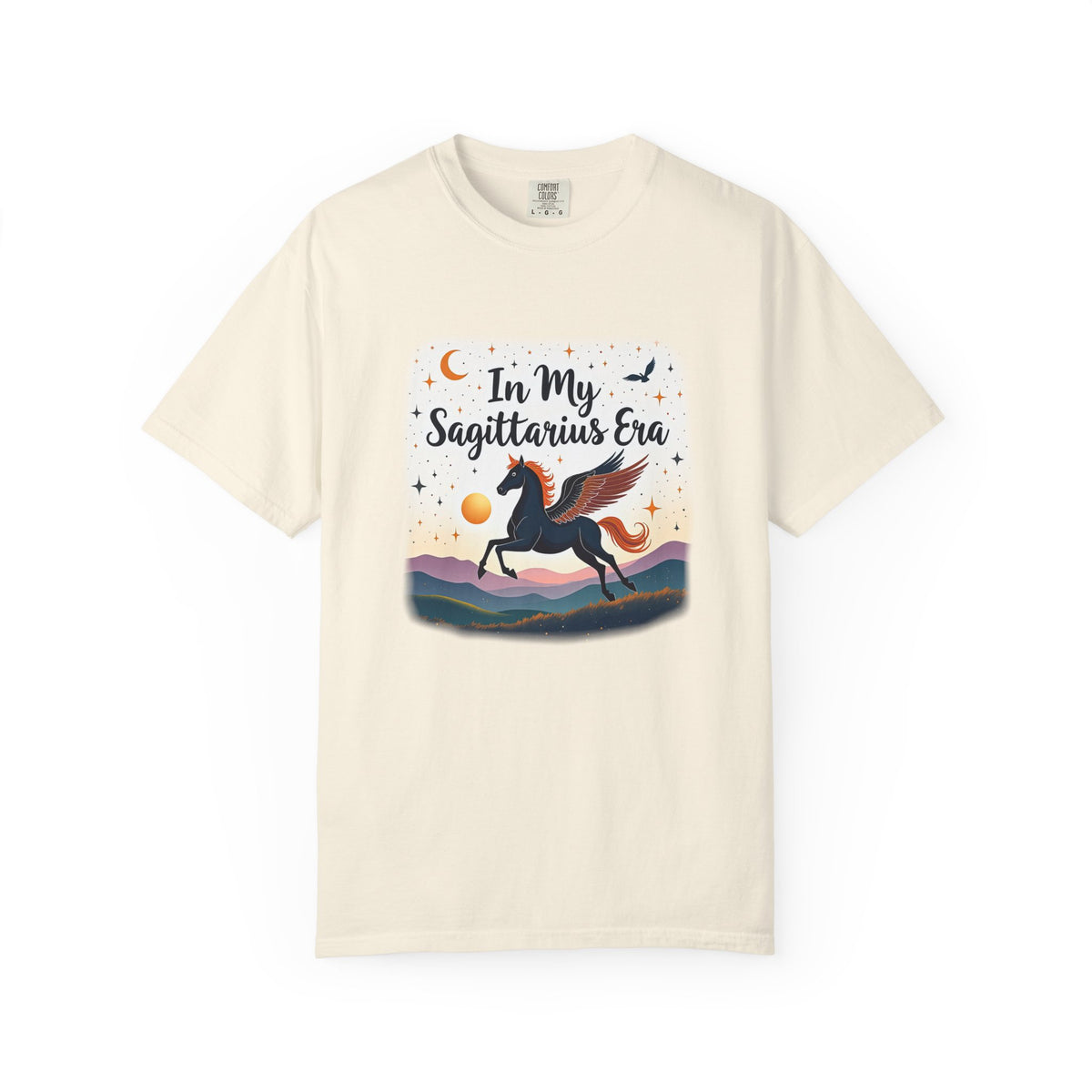 In My Sagittarius Era – Mystical Pegasus Tee - Enchanted Sky