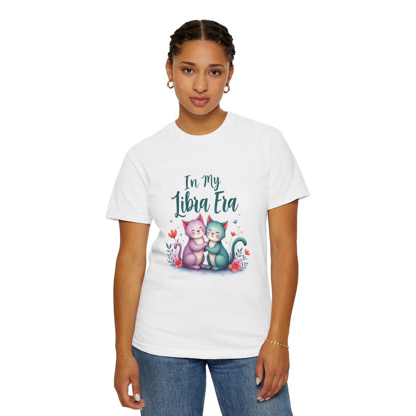 In my Libra Era – Cute Kittens Zodiac Tee