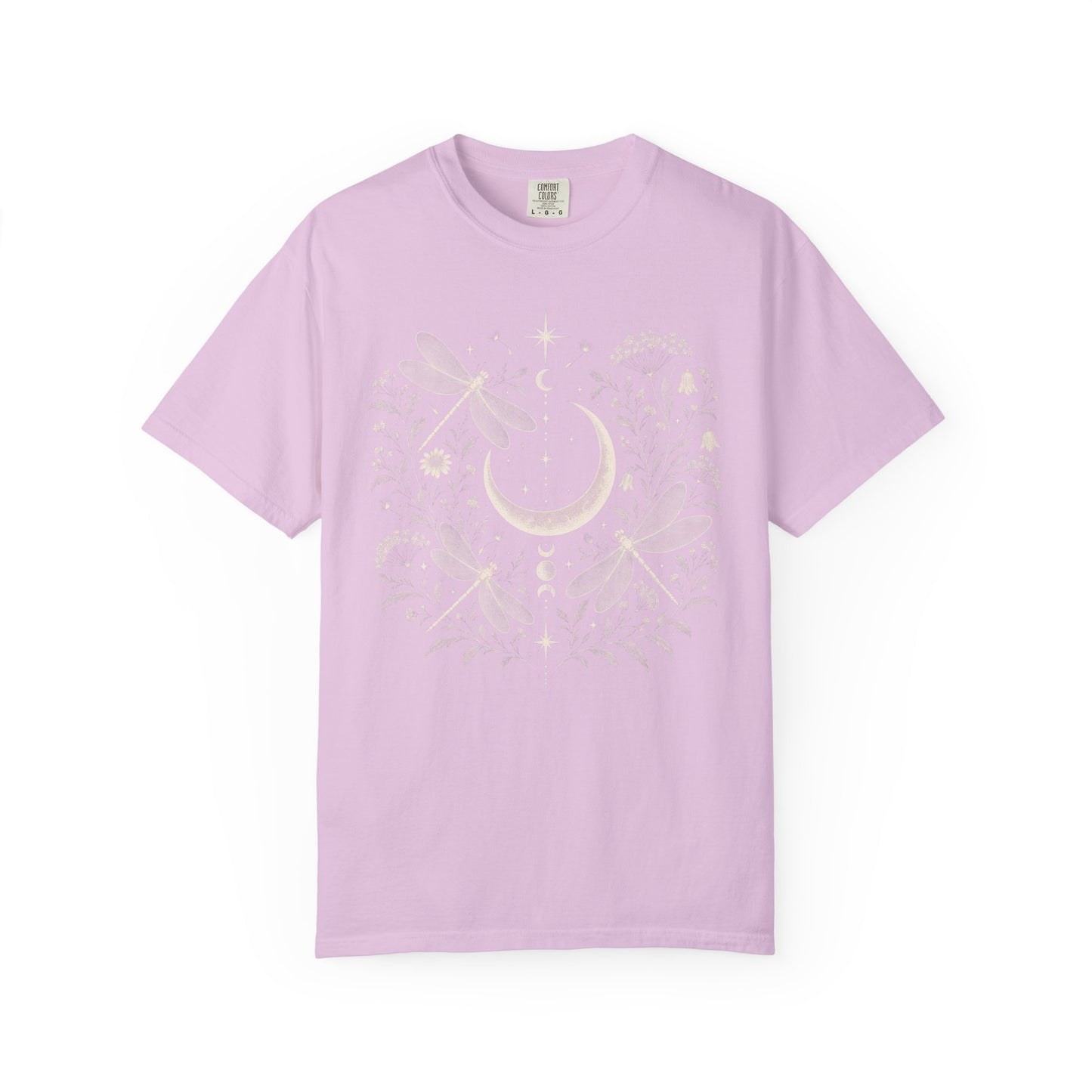 Moon and Dragonflies Boho Unisex Shirt
