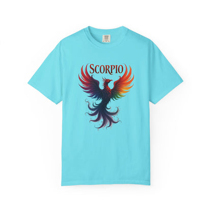 Scorpio Phoenix Tee – Multicolor Zodiac Shirt