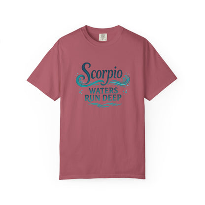 Scorpio Waters Run Deep – Colorful Tee Zodiac Shirt
