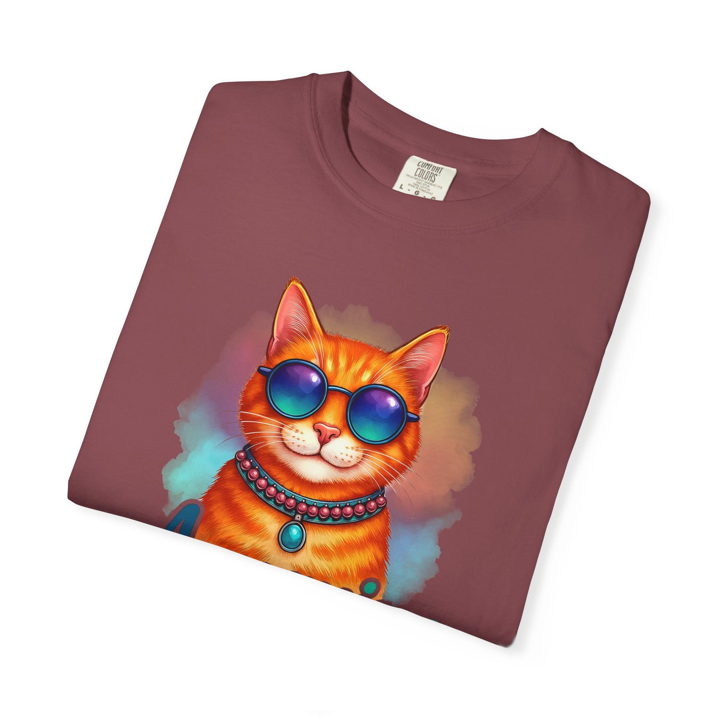 Aquarius One Cool Cat – Zodiac Kitty Vibes Tee