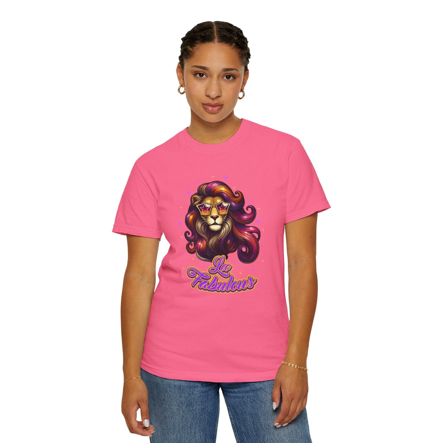 Leo Fabulous Tee – Groovy Colorful Zodiac Shirt