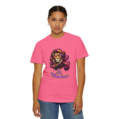 Leo Fabulous Tee – Groovy Colorful Zodiac Shirt