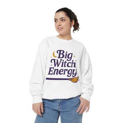 Big Witch Energy Sweatshirt – Moon Broom Pullover
