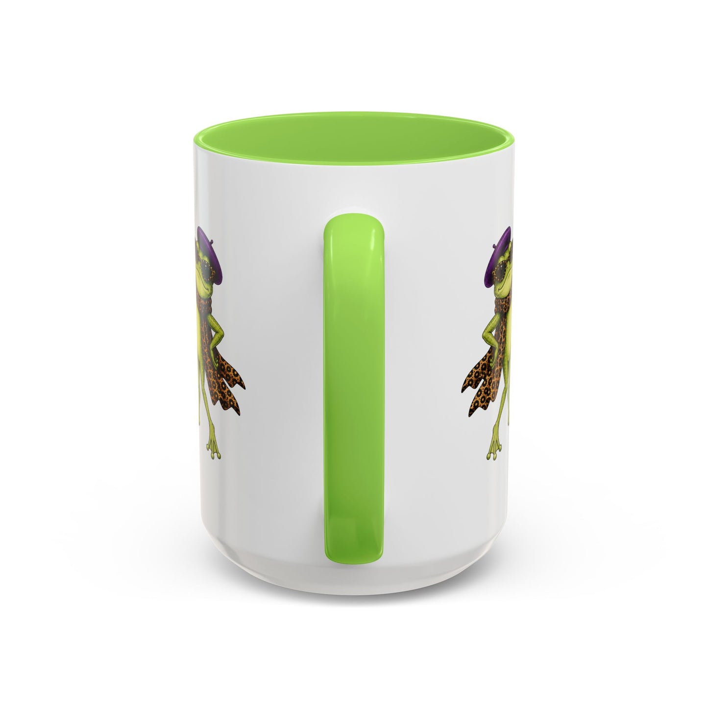 Darling You're Ribbiting Frog Mug | Funny Fashion Frog Coffee Mug | Glam Frog Gift for Women | Colored Mug