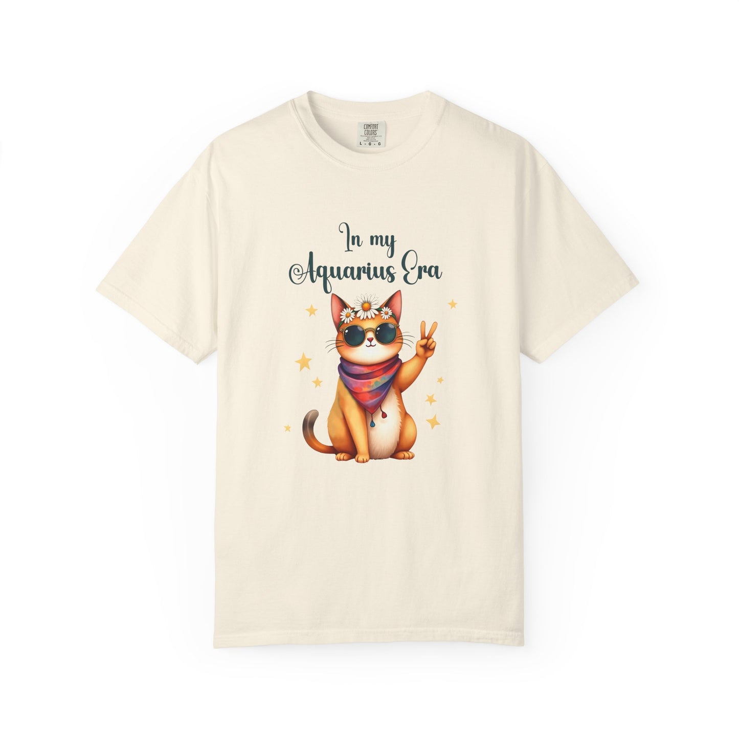 In My Aquarius Era Tee – Funny Zodiac Cat Shirt