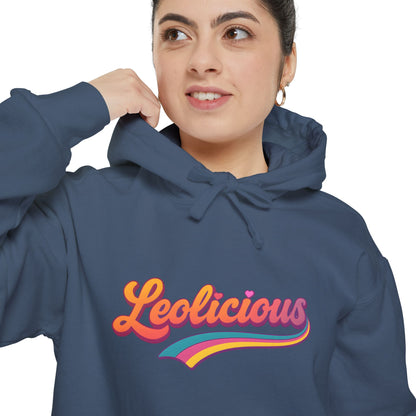 Leolicious Unisex Hoodie – Groovy Retro Comfort Colors Midweight Hoodie