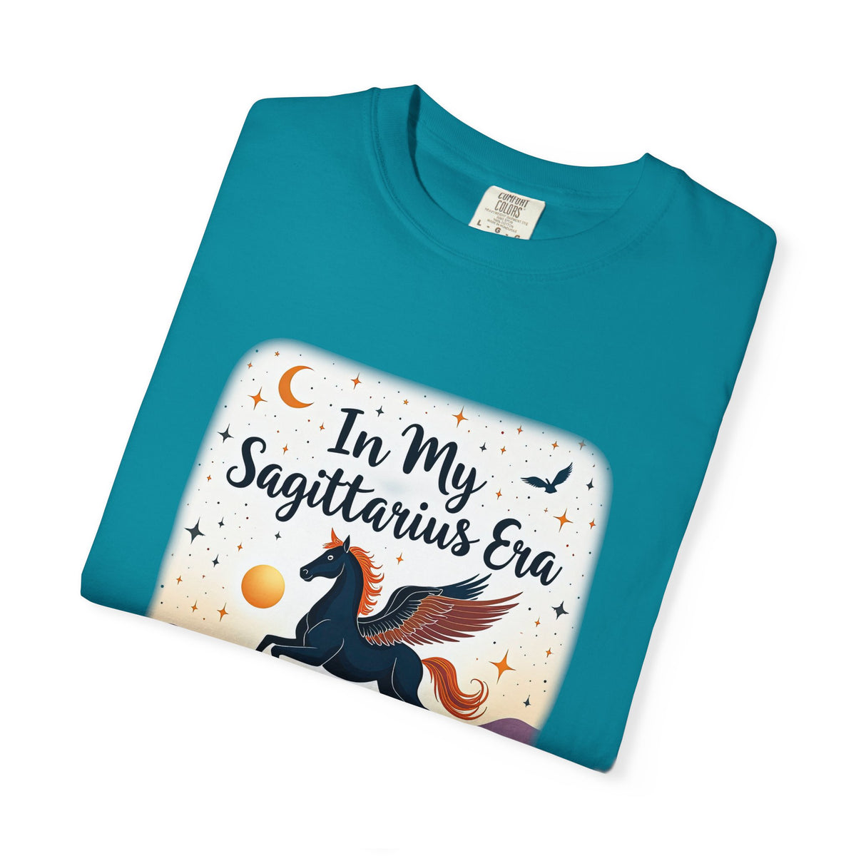 In My Sagittarius Era – Mystical Pegasus Tee - Enchanted Sky