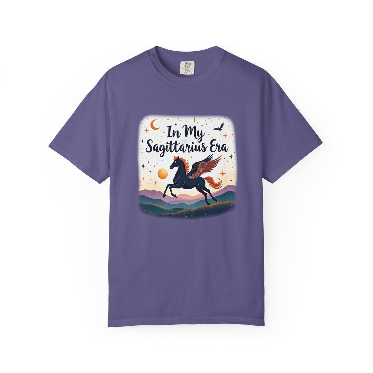 In My Sagittarius Era – Mystical Pegasus Tee - Enchanted Sky