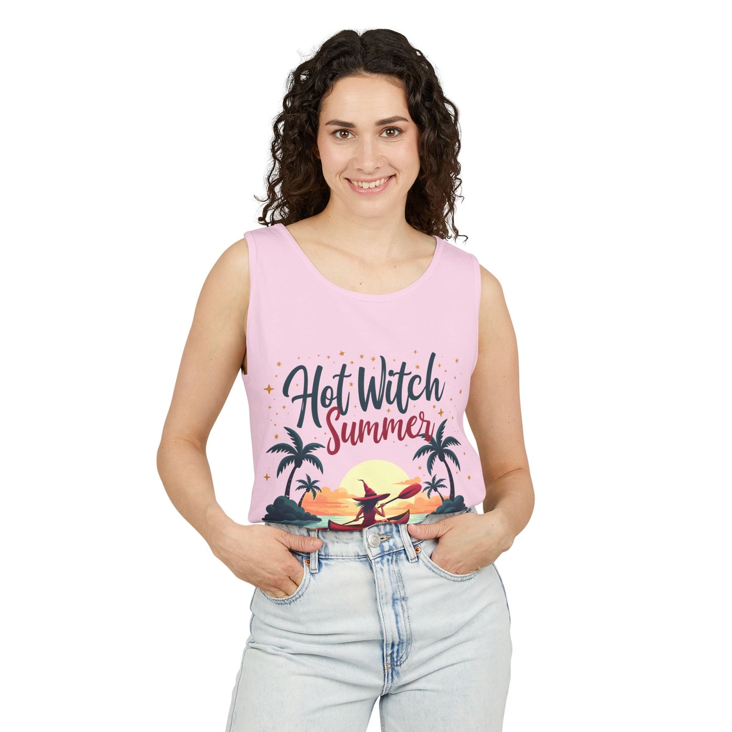 Hot Witch Summer - Canoe Witch Unisex Tank