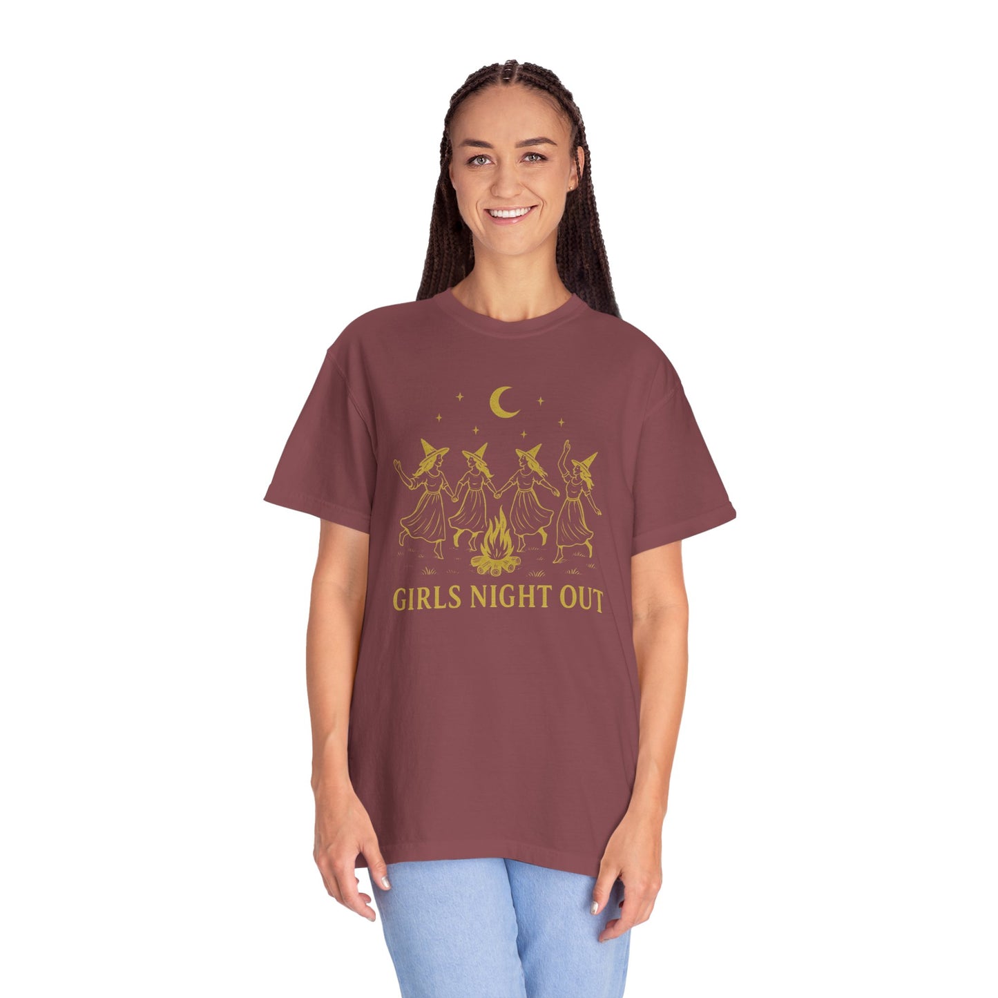 Girls Night Out Witchy Bonfire | Unisex Comfort Colors Tee