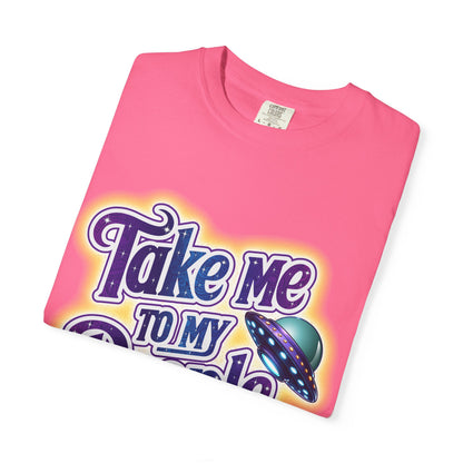 Take Me To My People Tee – Funny Retro UFO Shirt