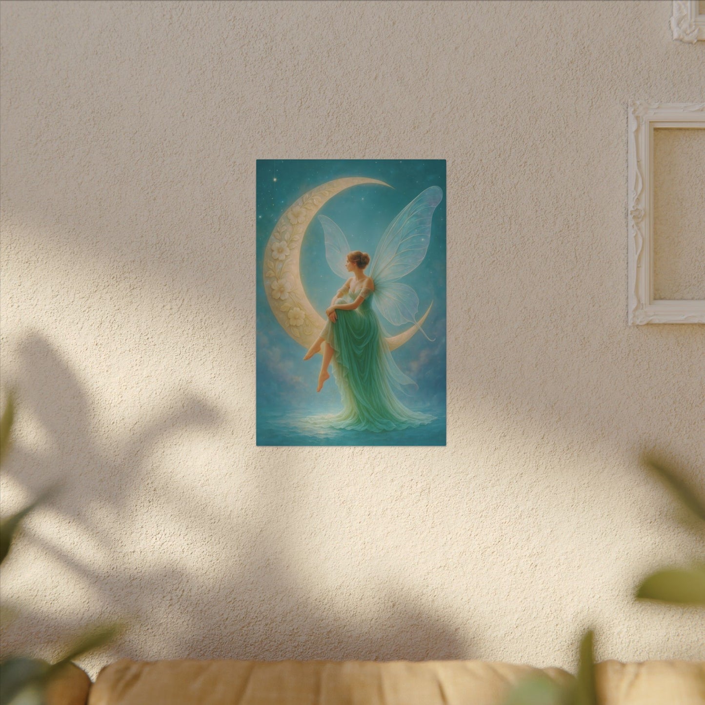 Moonlit Reverie – Art Nouveau Inspired Fairy Wall Art