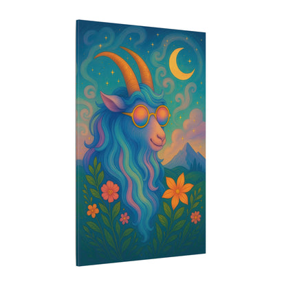 Capricorn Dreams – Radiant Retro Goat Wall Art