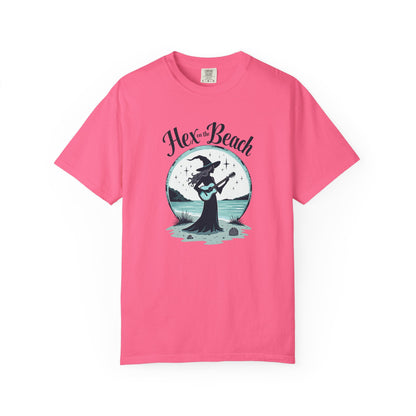 Hex on the Beach - Funny Witch Guitar Tee