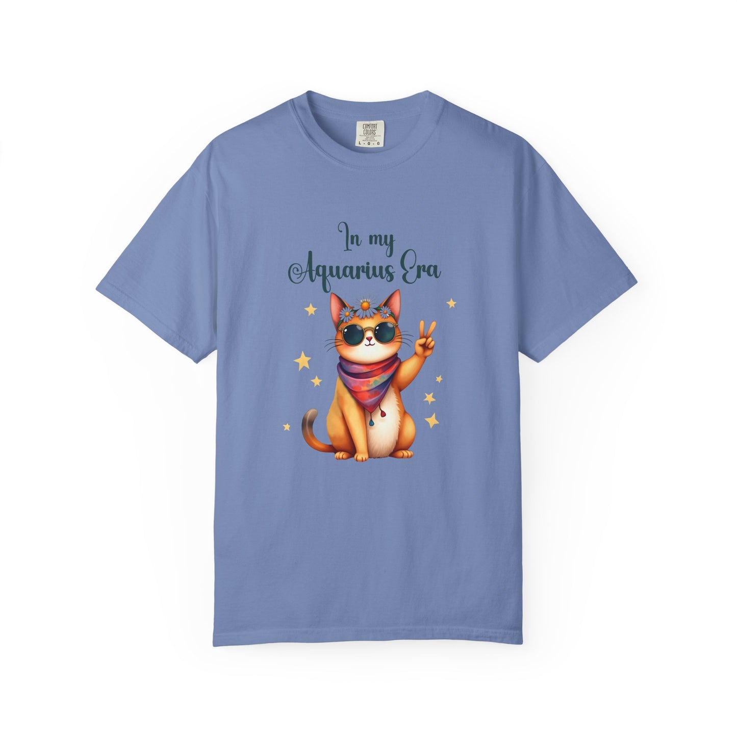 In My Aquarius Era Tee – Funny Zodiac Cat Shirt