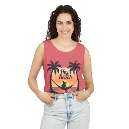Hex on the Beach Tank – Wicked Retro Witchcore Shirt