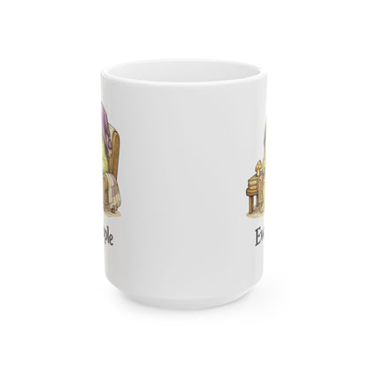 Ewok Family Ceramic Mug (11oz & 15oz) – Cute Star Wars-Inspired Coffee Cup