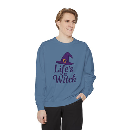 Life’s a Witch Sweatshirt – Funny Witch Hat Pullover
