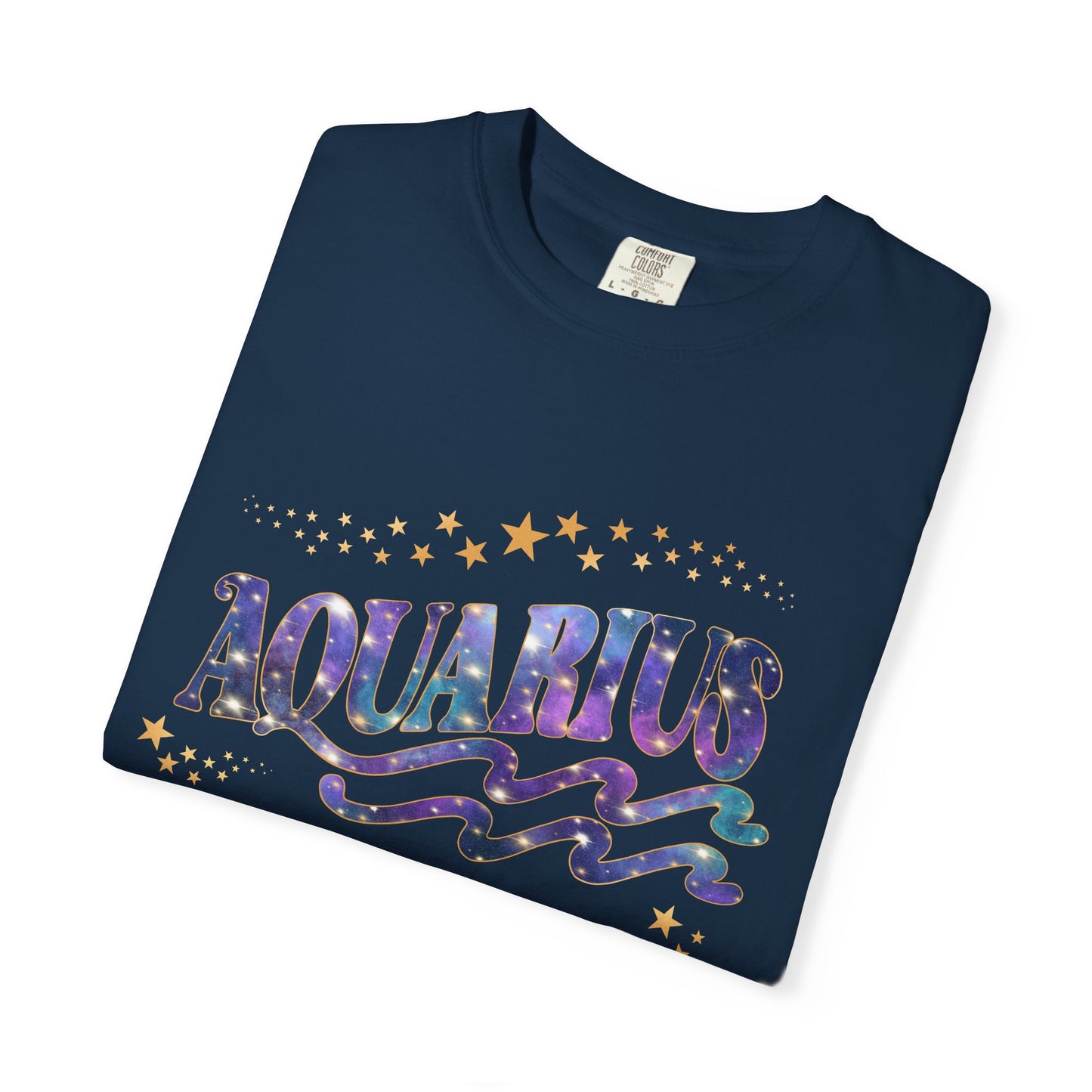Aquarius Tee – Colorful Cosmic Zodiac Shirt