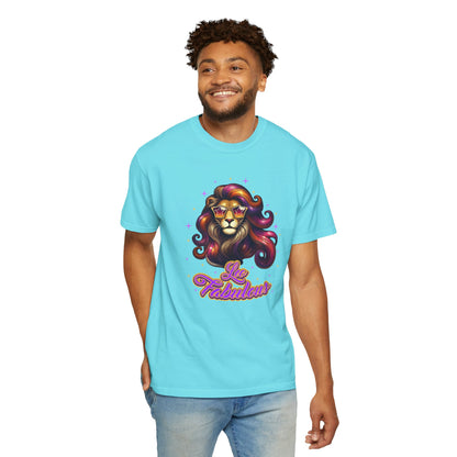 Leo Fabulous Tee – Groovy Colorful Zodiac Shirt