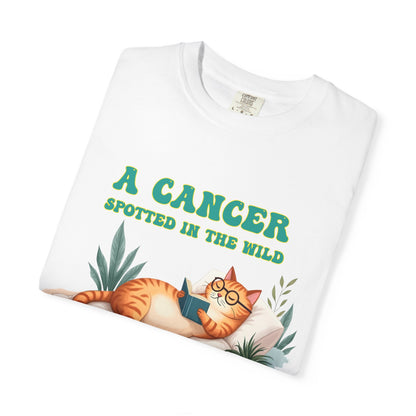 A Cancer Spotted in the Wild – Funny Zodiac Cat Tee