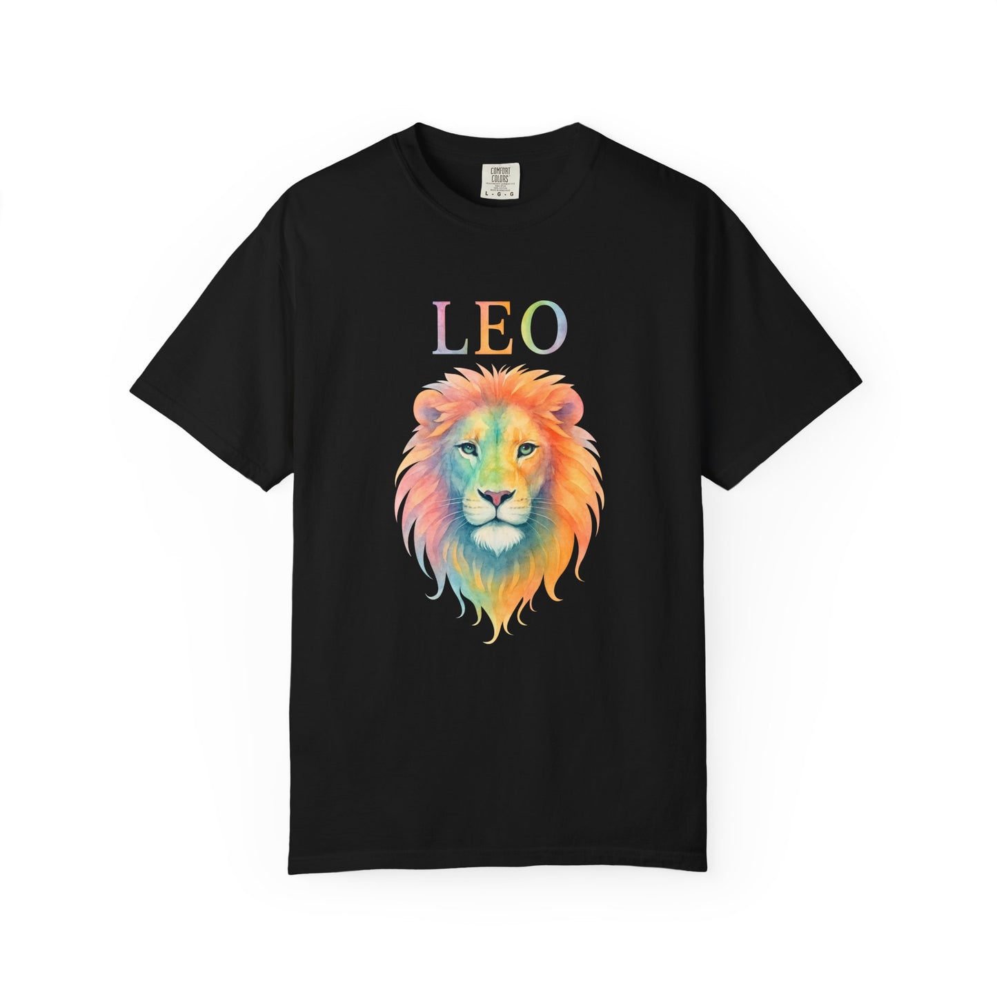 LEO Tee – Colorful Lion Zodiac Shirt