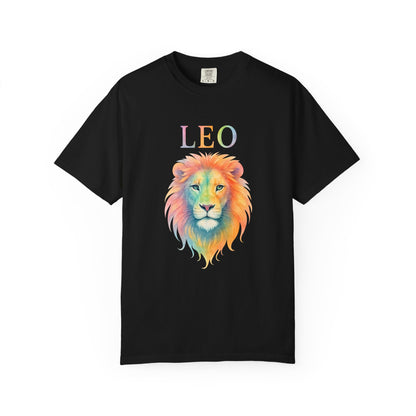 LEO Tee – Colorful Lion Zodiac Shirt
