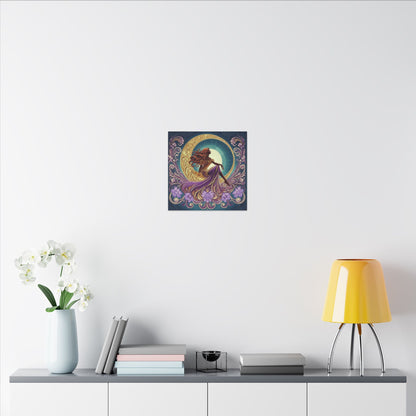 Star of the Moon | Glamorous Goddess Art Nouveau Wall Art