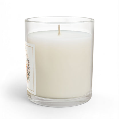 Floral Celestial Aries Zodiac Astrology Scented and Unscented Candle 11oz