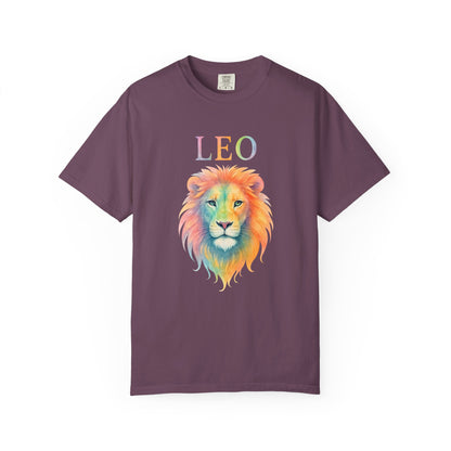 LEO Tee – Colorful Lion Zodiac Shirt