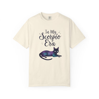 In My Scorpio Era – Mystical Black Cat Tee for the Zodiac Baddie