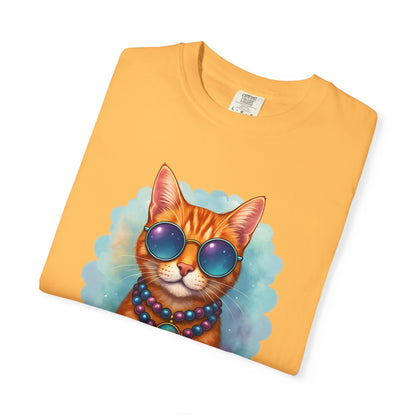 Aquarius – Colorful Cool Cat Zodiac Shirt