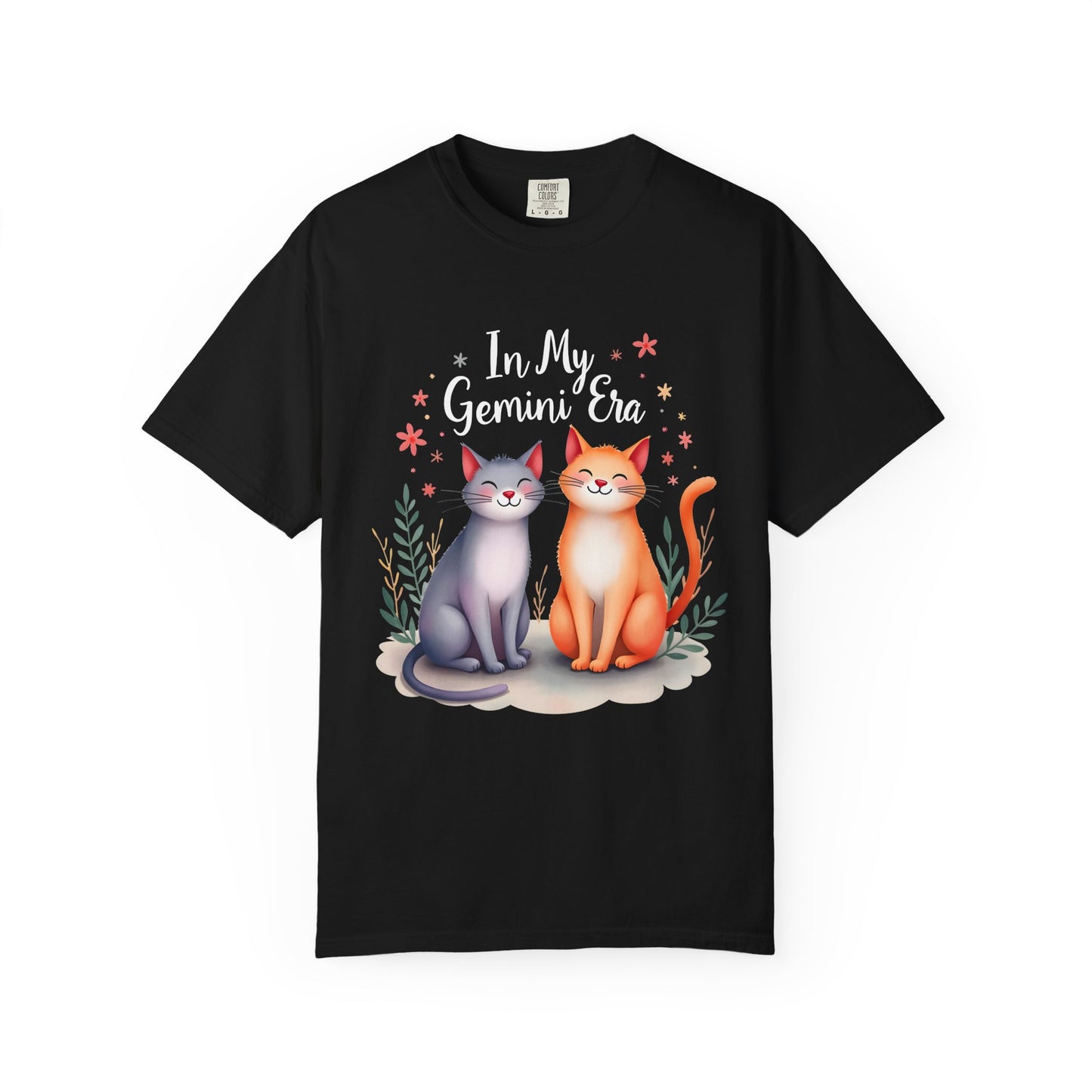 In My Gemini Era – Colorful Zodiac Cats Shirt
