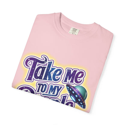 Take Me To My People Tee – Funny Retro UFO Shirt
