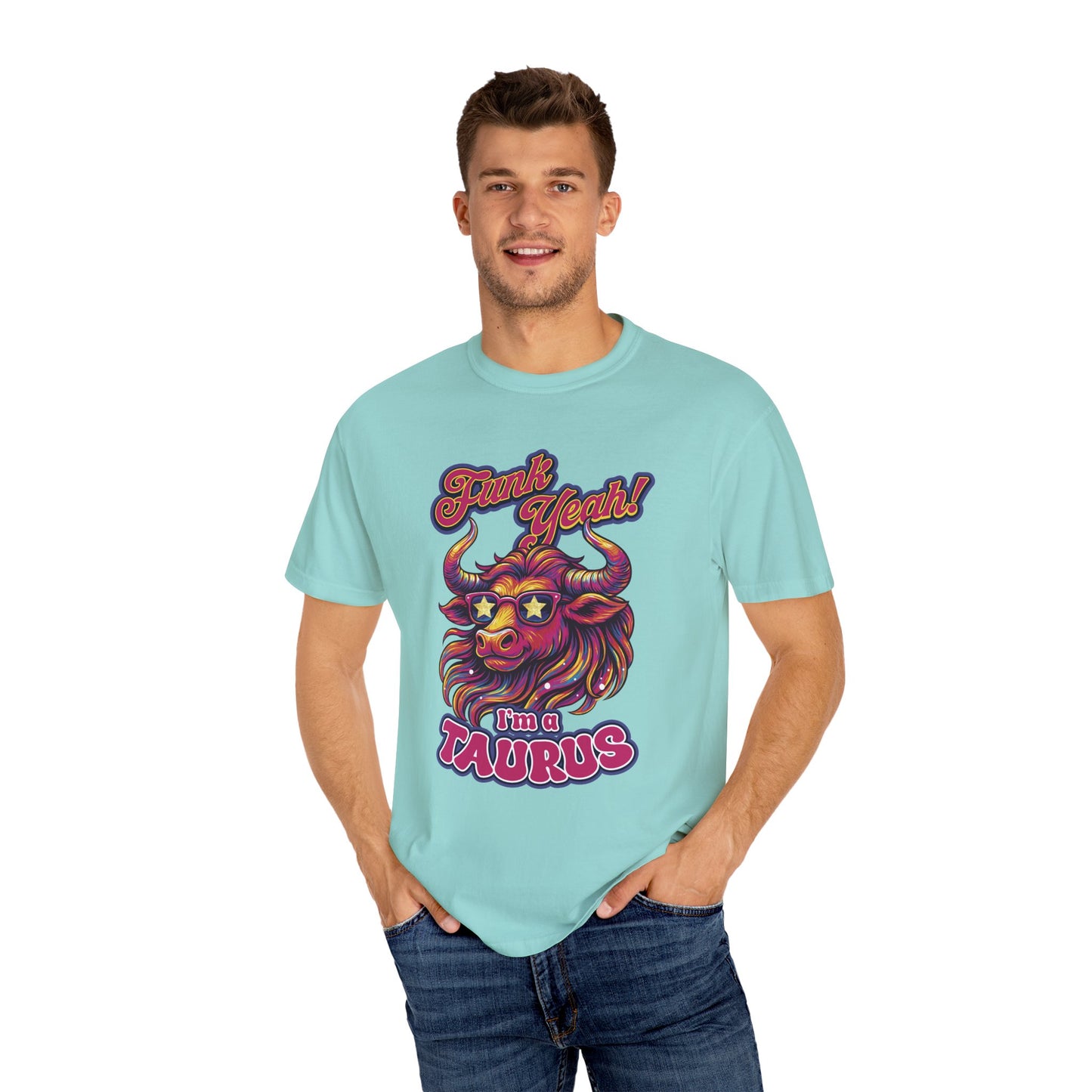 Funk Yeah I’m a Taurus Retro Tee – Multicolor Zodiac Shirt
