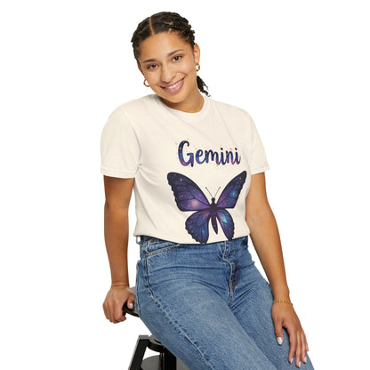 Gemini Butterfly Tee – Colorful Zodiac Shirt
