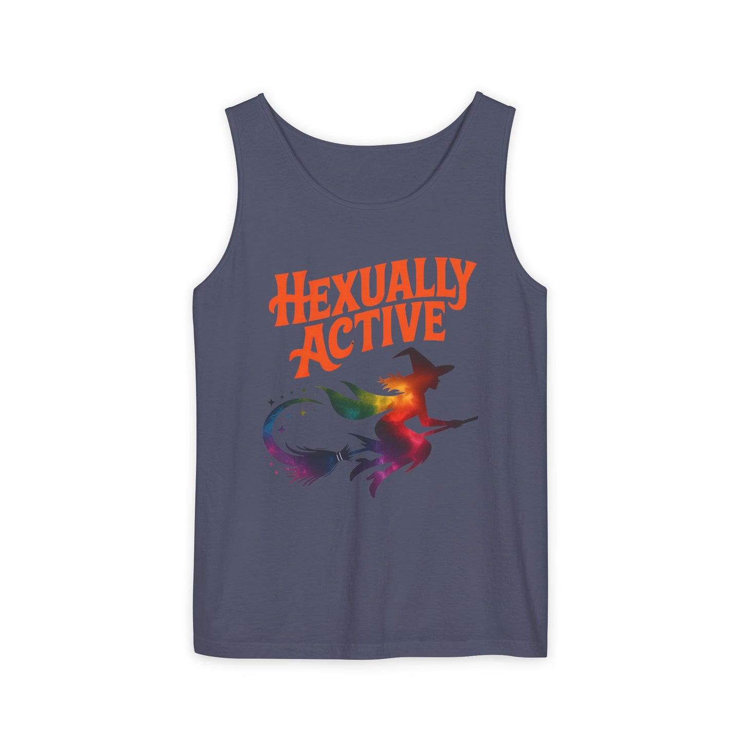 Hexually Active – Cheeky Rainbow Witch Tank