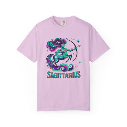 Sagittarius Retro Groovy Centaur -Colorful Zodiac Tee