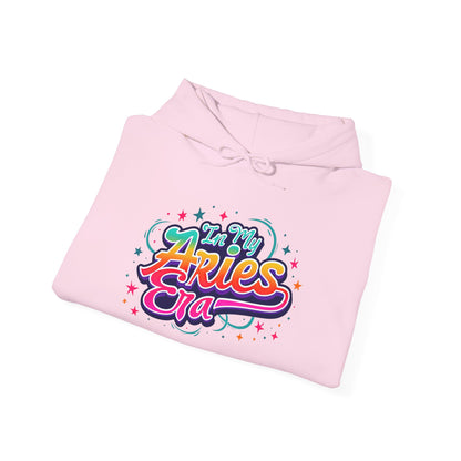 I’m In My Aries Era Hoodie | Bold Retro Zodiac Sweatshirt | Astrology Gift for Fire Signs | Cozy Aries Apparel | Horoscope Pullover for Star Sign Queens