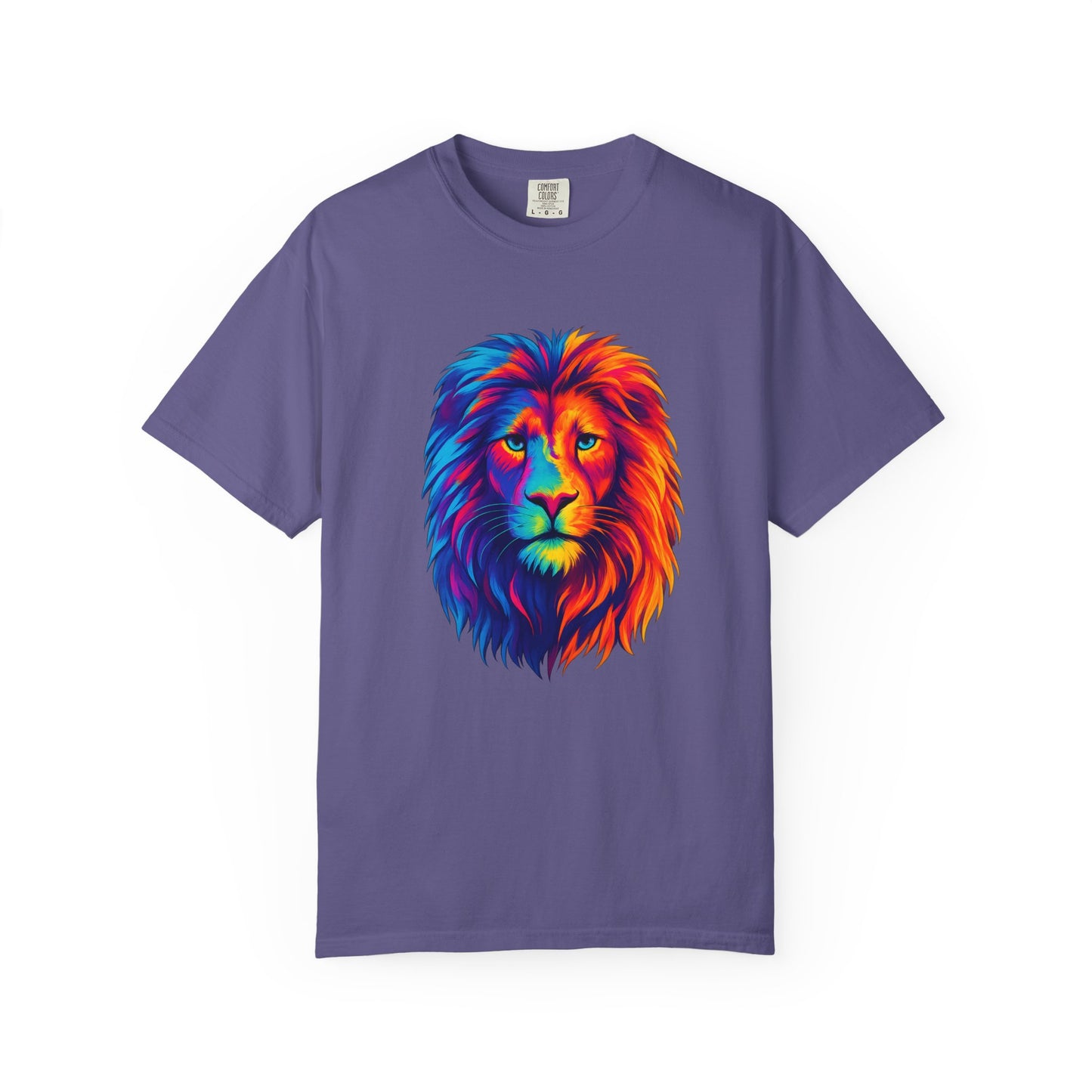 Rainbow Lion Tee – Vibrant & Fierce