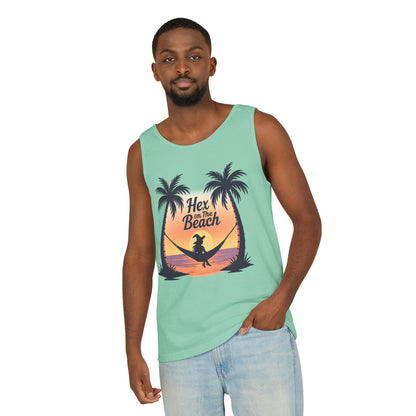 Hex on the Beach Tank – Wicked Retro Witchcore Shirt