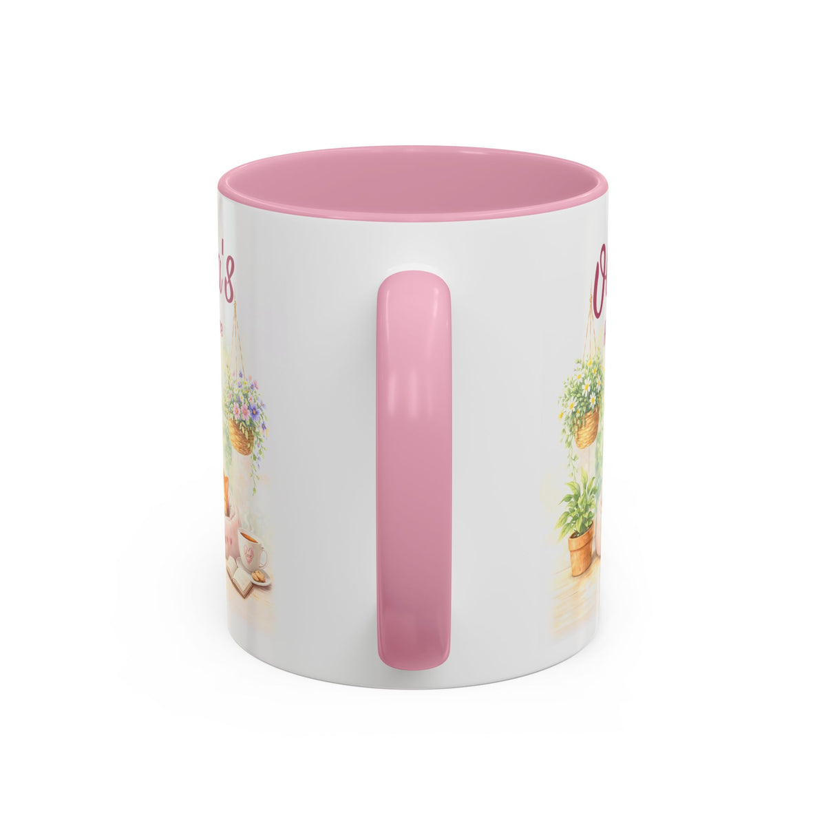 Personalized Cat Coffee Mug, Custom Cat Lover Gift, Cozy Pink Tea Mug, Cute Cat Mom Gift, Relaxing Cat Cup