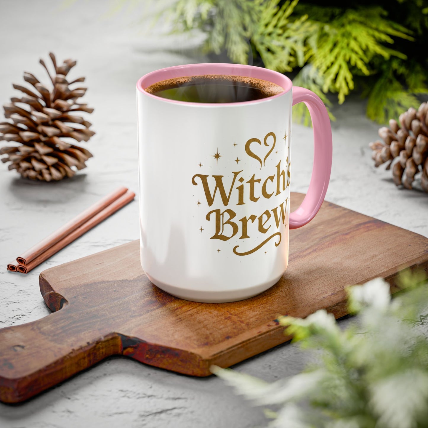 Witch’s Brew – Magical Elixir Mug (11oz & 15oz, Color Accent Options)