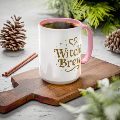 Witch’s Brew – Magical Elixir Mug (11oz & 15oz, Color Accent Options)