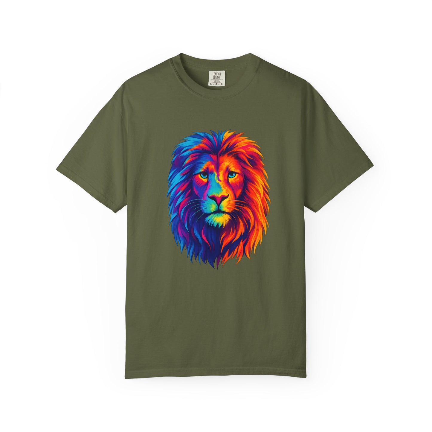 Rainbow Lion Tee – Vibrant & Fierce