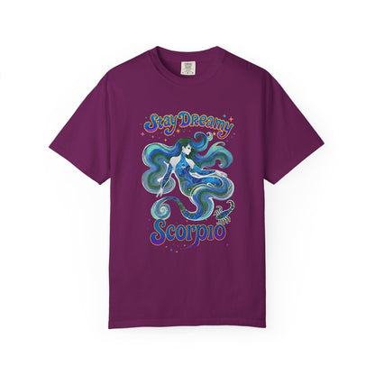 Stay Dreamy Scorpio – Mystical Mermaid Tee for the Celestial Siren