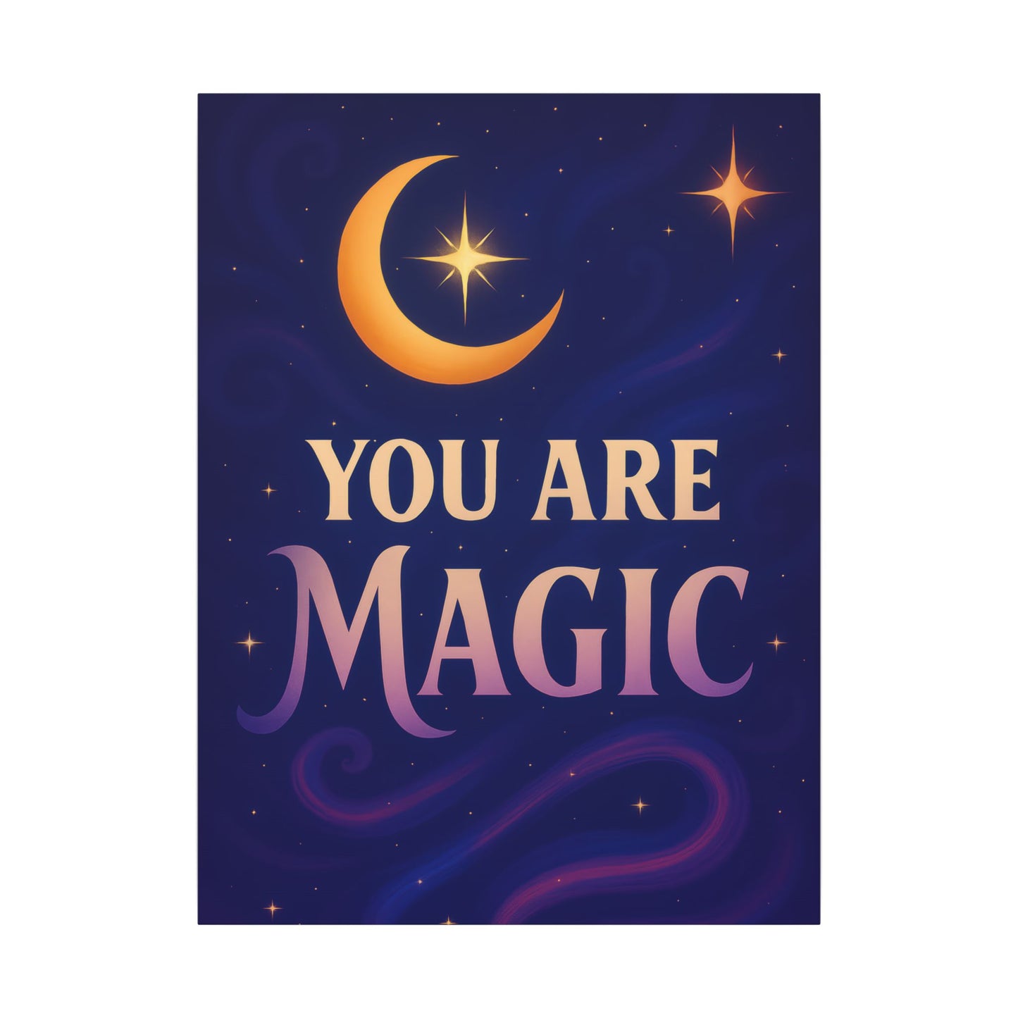 You Are Magic – Moon & Star Affirmation Wall Art